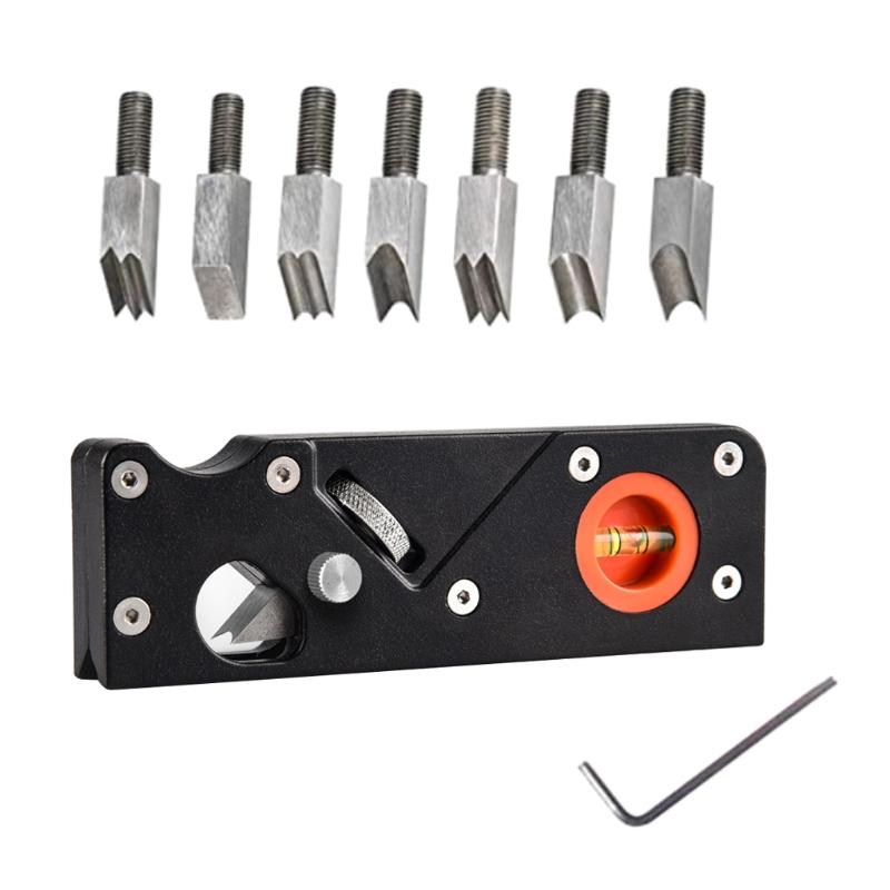 Chamfer Plane for Wood, Metal Woodworking Edge Corner Plane Flattening Tool, Woodwork Hand Planer