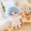 Nianniyhouse 20 см кукольная одежда повязка на голову платье комплект из 3 предметов хлопковая кукольная одежда плиссированное кружевное платье кукольная детская одежда для плюшевых игрушек наряд + +