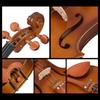Full Size 4 4 Acoustic Violin Spruce Wood Top Maple Back & Scroll & Fingerboard with Carry Case Bow Rosin for Kids