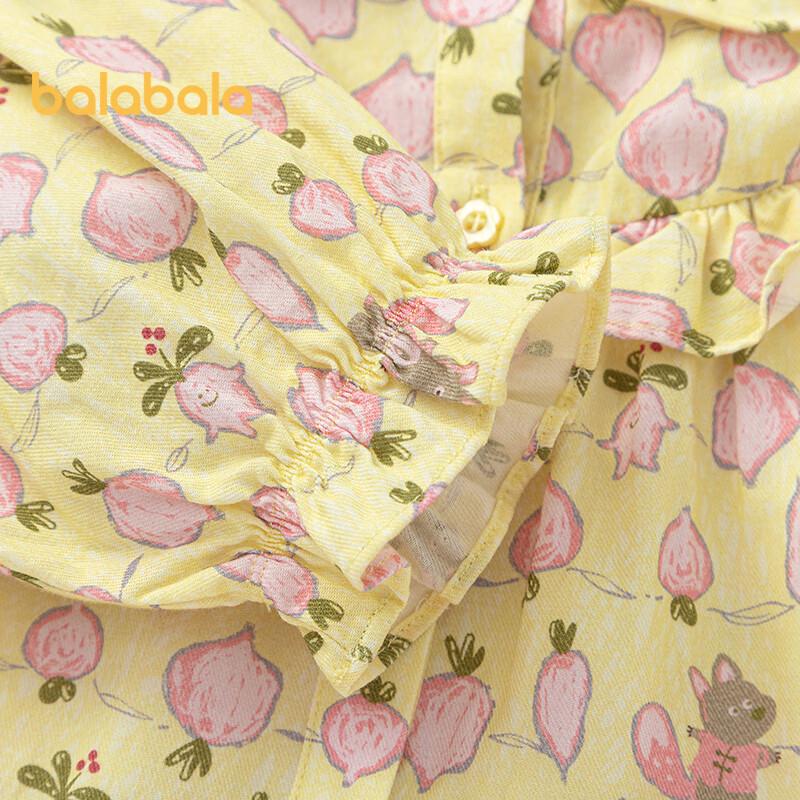 Balabala Girls' Printed Long-Sleeve Shirt