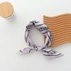 New Fresh Breathable Full-Cotton Kerchief Women's Soft Literary Decoration Small Square Scarf Retro Easy Matching Headband