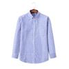Мужская рубашка с длинными рукавами Khmer Wrinkle Free Casual Oxford Spun Wrinkle Resistant No Care Slim Fit Checkered Striped Shirts Men's