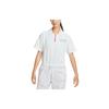 Nike Спортивная футболка-поло с принтом логотипа, женские топы, цвет Mountain-White FN3707-121