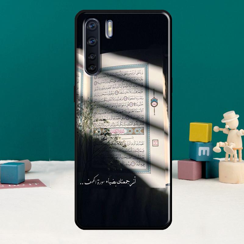 Islamic Book Arabic Quran Muslim Phone Case For Oppo A17 A18 A38 A58 A78 A98 A79 A40 A60 A80 A16 A76 A96 A15 A74 A94 A54 A77