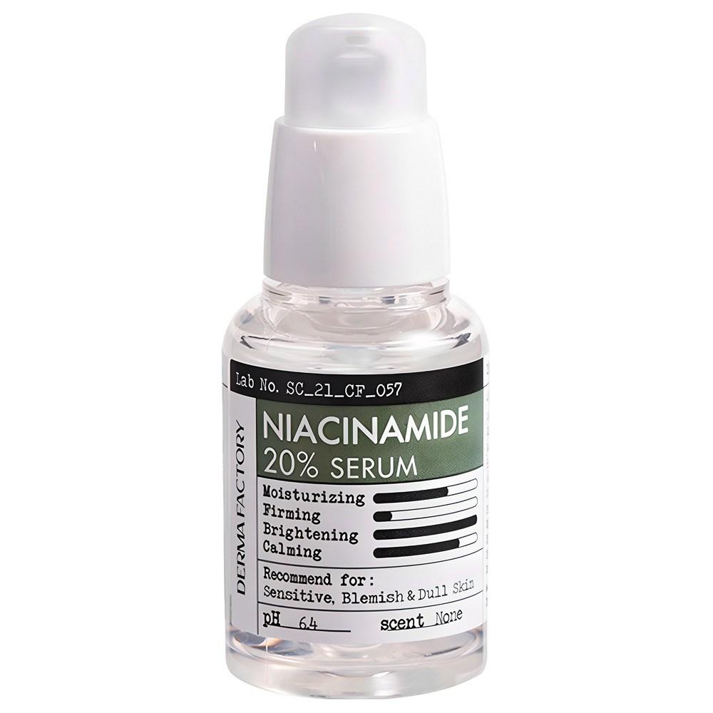DERMA FACTORY Niacinamide 20% Serum, 30ml, 1 Unit