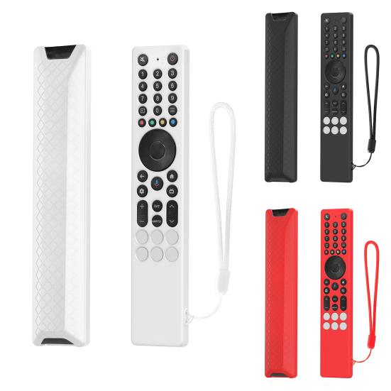 Силиконовый чехол для пульта дистанционного управления Защитный чехол Ударопрочный Водонепроницаемый Корпус пульта дистанционного управления со шнурком для TCL RC833A