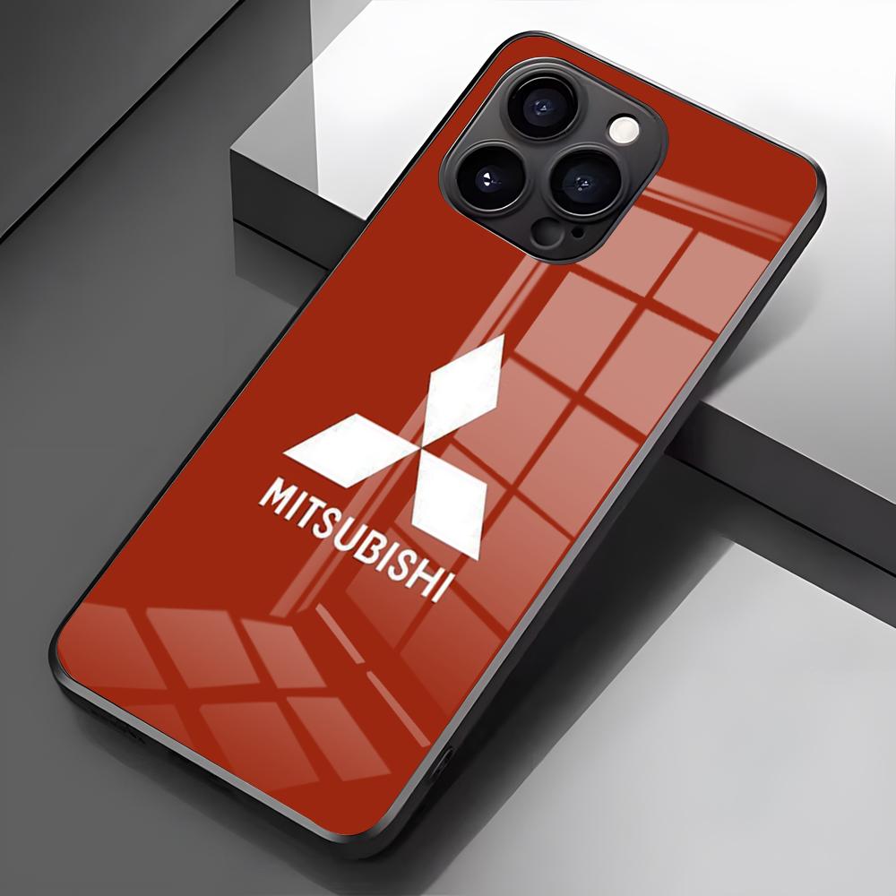 Чехол для телефона JDM B-B-MitsubishiES для IPhone 17 Pro Max 16 15 14 Pro Max 13 11 X Xs Xr 8 7Plus Стеклянная крышка