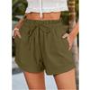 Summer Women's Solid Color Loose Casual Fashion Shorts Women