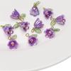 10pcs/bag Acrylic Color Lily Of The Valley Pendant DIY Bracelet Necklace Earrings Jewelry Accessories