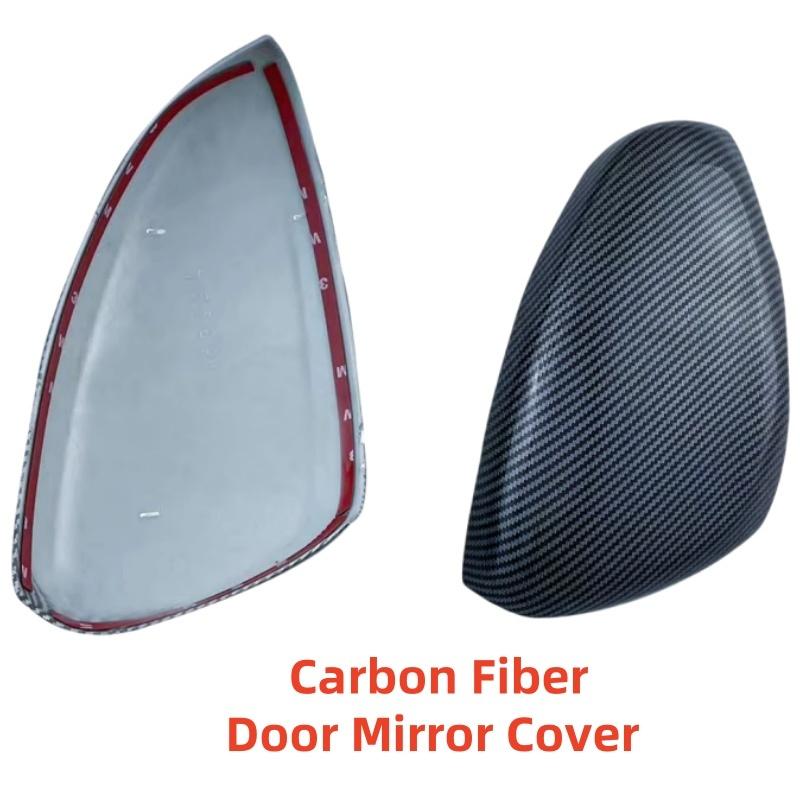 Carbon Rearview Car Accessories Plated For Citroen CX3-XR CX3 XR Door Mirror Cover Trim Paste Style