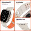 Двухцветный спортивный ремешок для Apple Watch Ultra 3/2/1 49 мм 41 42 45 44 46 мм, дышащий силиконовый ремешок для Iwatch серий 11 10 9 8 7 SE