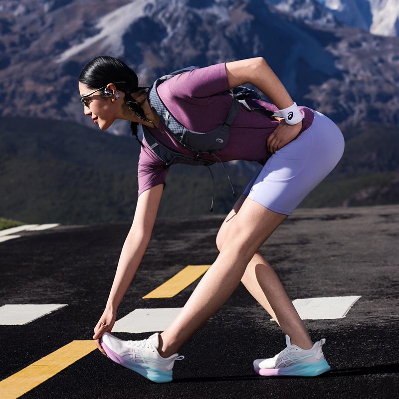 Asics Кроссовки для бега Gel-Stride Поддерживающие Прочные Дышащие Амортизирующие Низкие Женские кроссовки 1012C035-100
