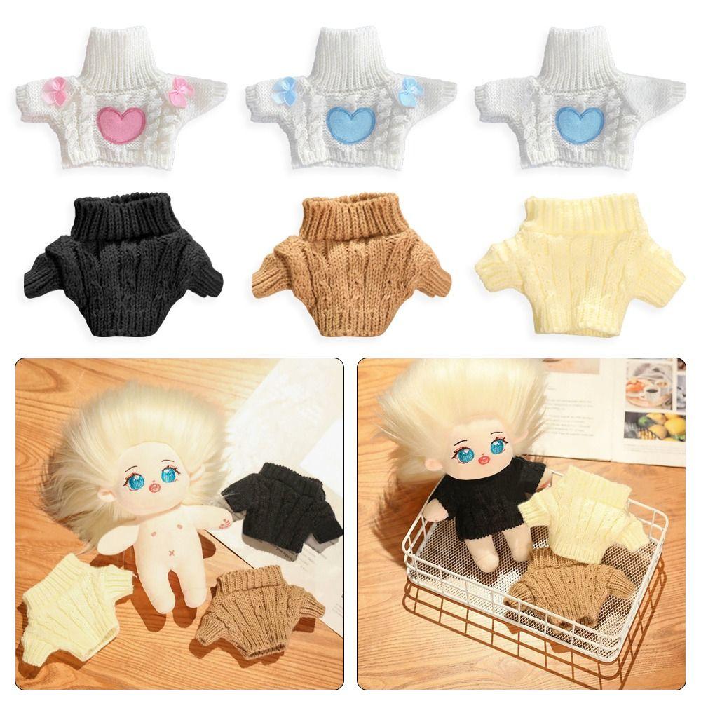 Multistyles Doll Sweaters Winter Warm Tops Baby Kids Clothes 20cm Cotton Doll/Idol Dolls