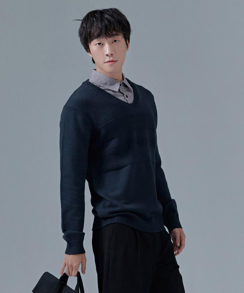 CHASECULT Men'S Layered Shirt Sweater-Cfrk5212D0G