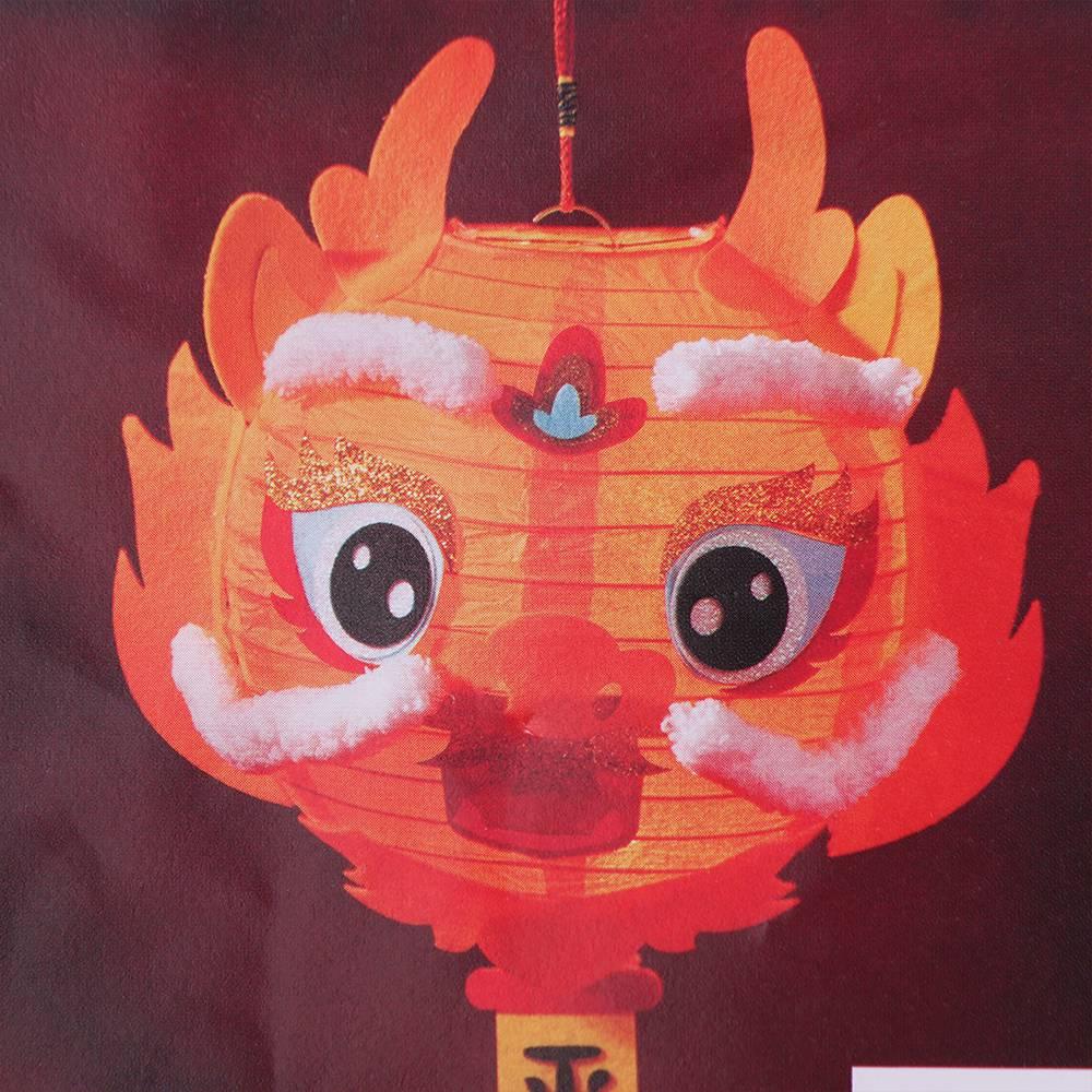 Cartoon Dragon Dragon Year Lantern DIY Materials with LED Light Handheld Lantern  Spring Festival