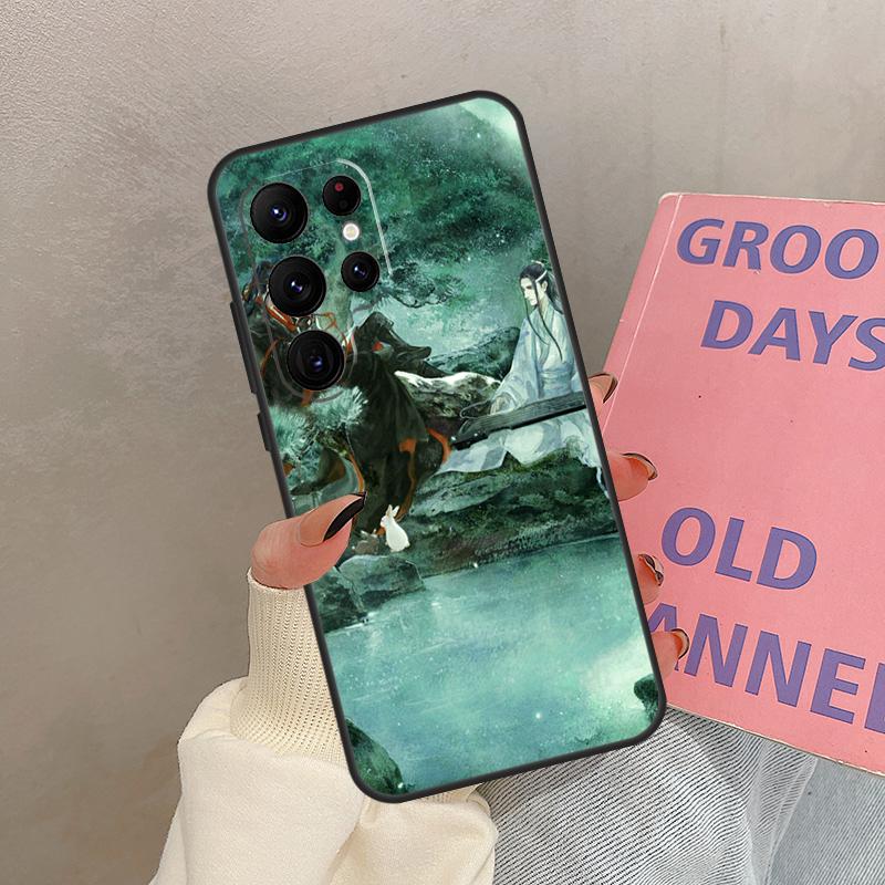 Чехол для Samsung Galaxy S25 Ultra S20 S21 S22 S24 S23 Ultra S9 S10 Plus S25 FE с изображением Мо Dao Zu Shi (Магистр Демонического Культивирования)