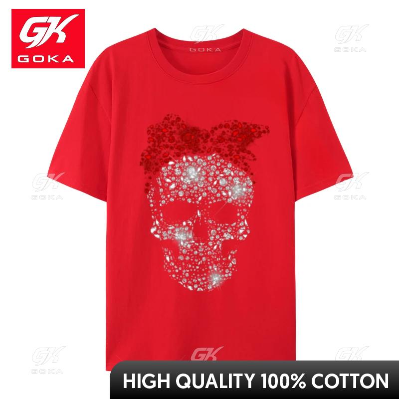 Skull TShirts Funny Winter New Unisex T Shirts ONeck Unisexs Short Sleeve Tees Cotton Harajuku Winter Tops