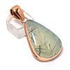 Пренит Драгоценный Камень Медная Ювелирная Подвеска 2,13"