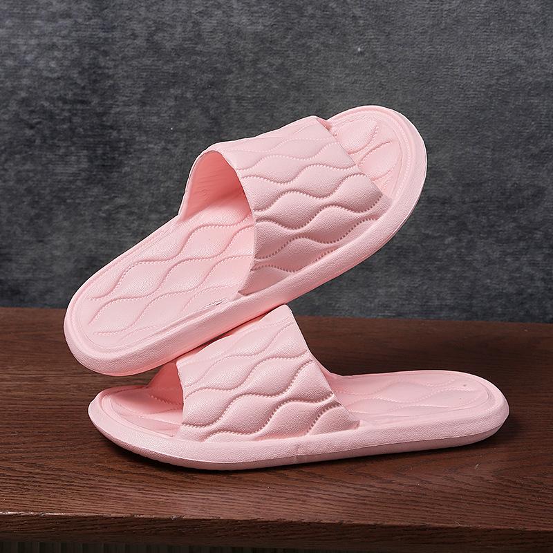 Нескользящие тапочки женские массажные домашние простые для ванной бани отеля прохладные тапочки мужские парные