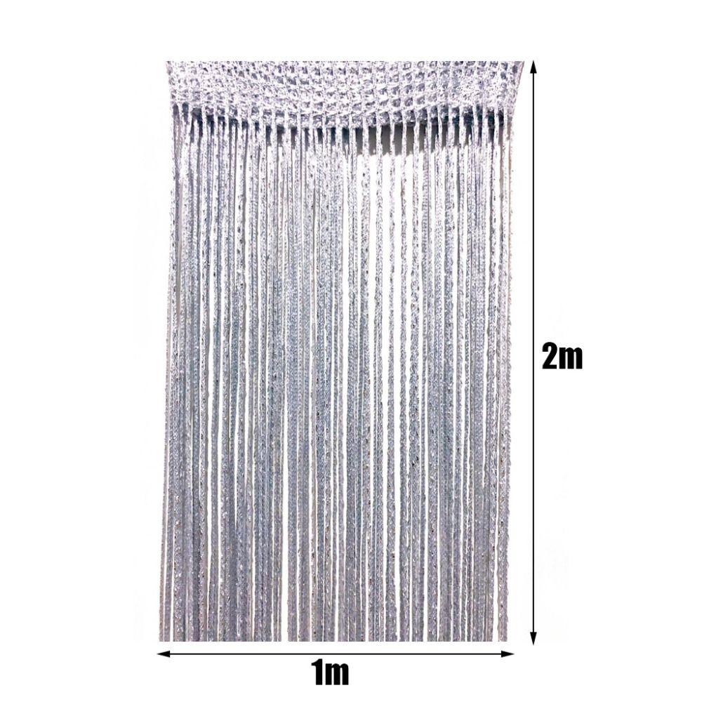 1x2м Занавеска-разделитель для окна/двери для дома, гостиной, кафе, внутренние украшения, ламбрекен