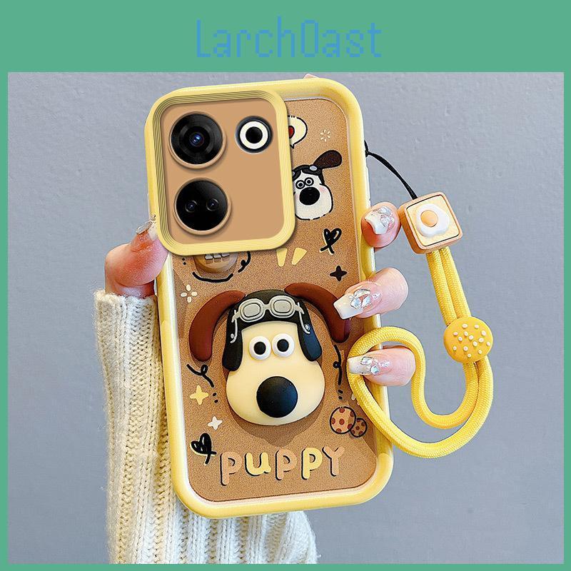 Tecno Case Keysion Shockproof For Camon 20 Pro 4g With Lanyard Silicone Cute 3d Cartoon Doll Phone Cover For Tecno Camon 20