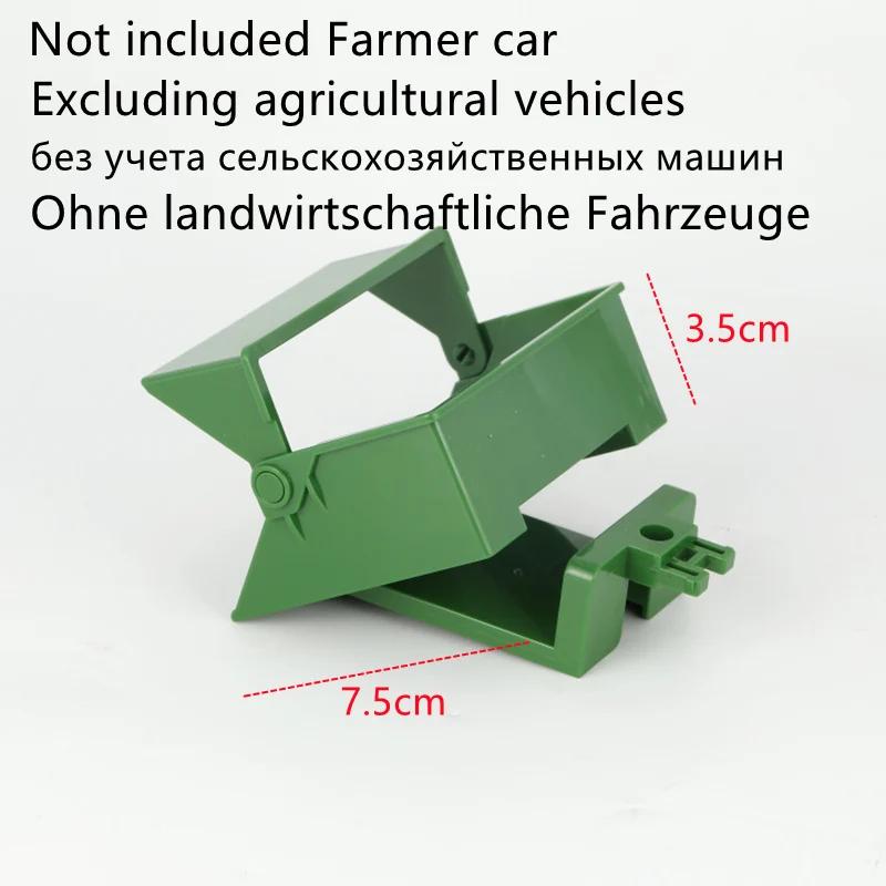 Радиоуправляемый трактор RC Сельскохозяйственный грузовик Автомобиль Прицеп 2,4G Симулятор фермы Грузовик Миниатюрный сельскохозяйственный транспорт Игрушки Модель Дети Мальчик
