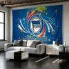 Герта BSC Берлин Настенный гобелен с индивидуальным именем – Настенное украшение для спален, общежитий и домашнего декора