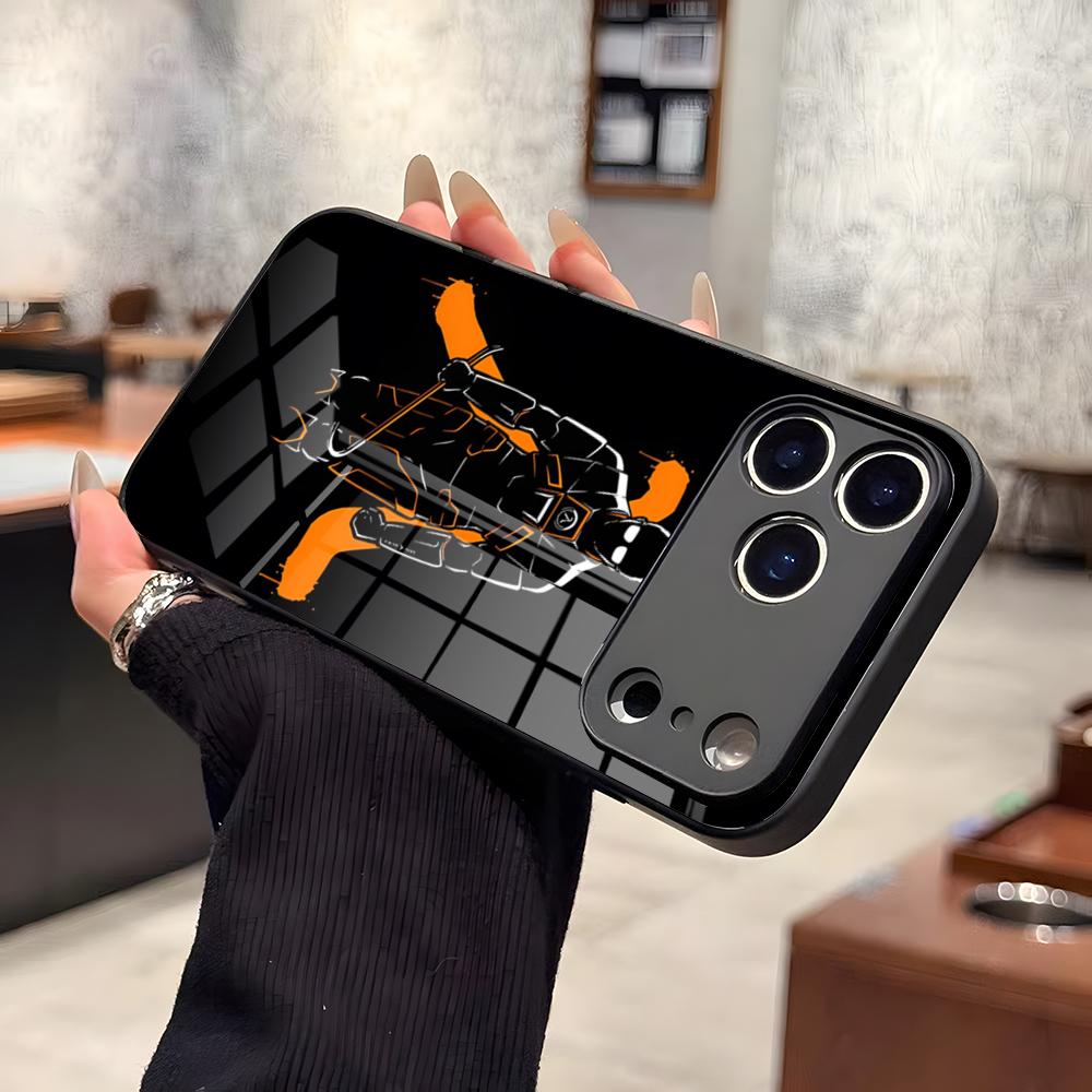 Игровой чехол H-Half-Life для телефона iPhone 17 Pro Max 15 Pro 16 14 Plus 12 13 Mini 11 Pro Ударопрочная стеклянная крышка