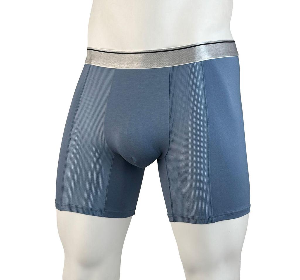 Дышащие мужские трусы-боксеры для предотвращения влажности яичек - сетчатая спортивная вискоза, свободная посадка