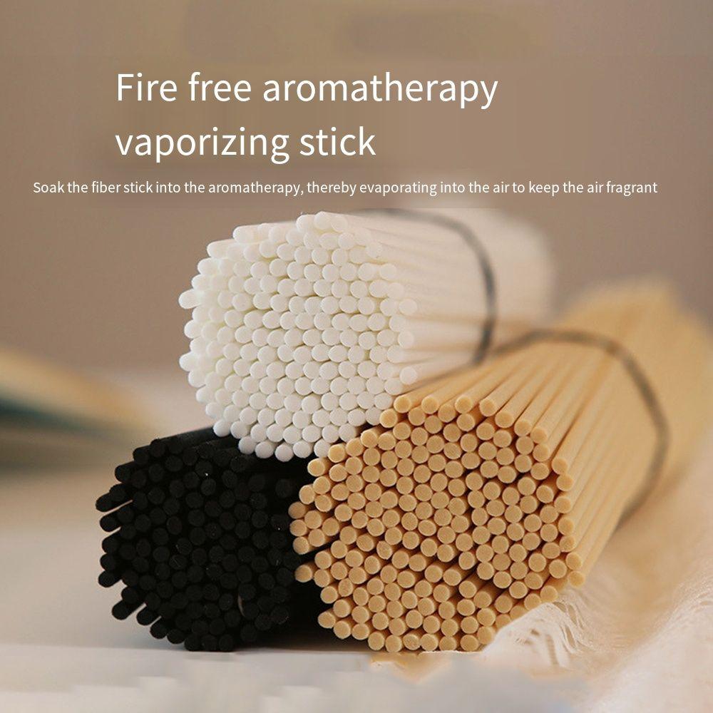 100Pcs Black/White/Wood color Reed Diffuser Replacement Stick Home Decoration