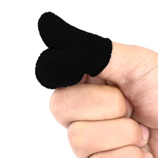 Thumb Protector Solid Fiber Touchscreen Finger Color Anti-sweat Sleeve for Game