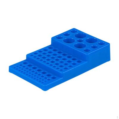 Стойка для пробирок Оборудование для пробирок Практичный держатель пробирок Многоцелевой 3-х уровневый склад 92 позиции