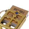 Mini Holy Bible Keychain Religious Christian Jesus Cross Key Chain Keyring
