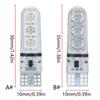 2pcs Car RGB Led T10 RGB 5050 6SMD Remote Controller Reading Universal Wedge Light Signal Lamp Car Accessories SUV Light
