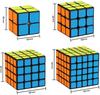 Magic Cube 3x3x3 Cube Magic Cube Официальный стандарт 3D-головоломки WCA International Convention Set из (Немагнитный 4)