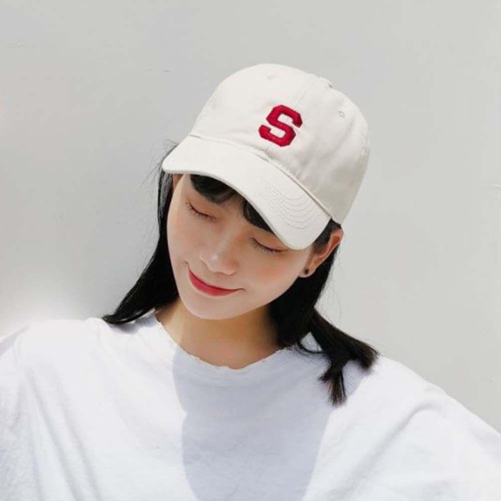 Унисекс Весенне-летние спортивные кепки Мужская Женская бейсболка с буквой S Бейсболка в корейском стиле Солнцезащитная шляпа