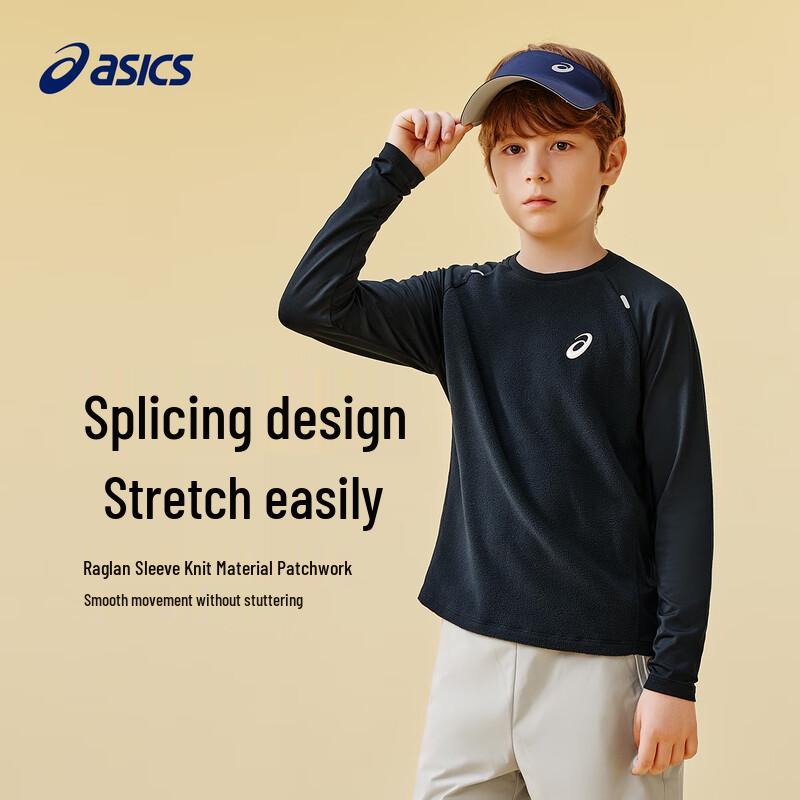 Asics Детская флисовая термофутболка с длинным рукавом