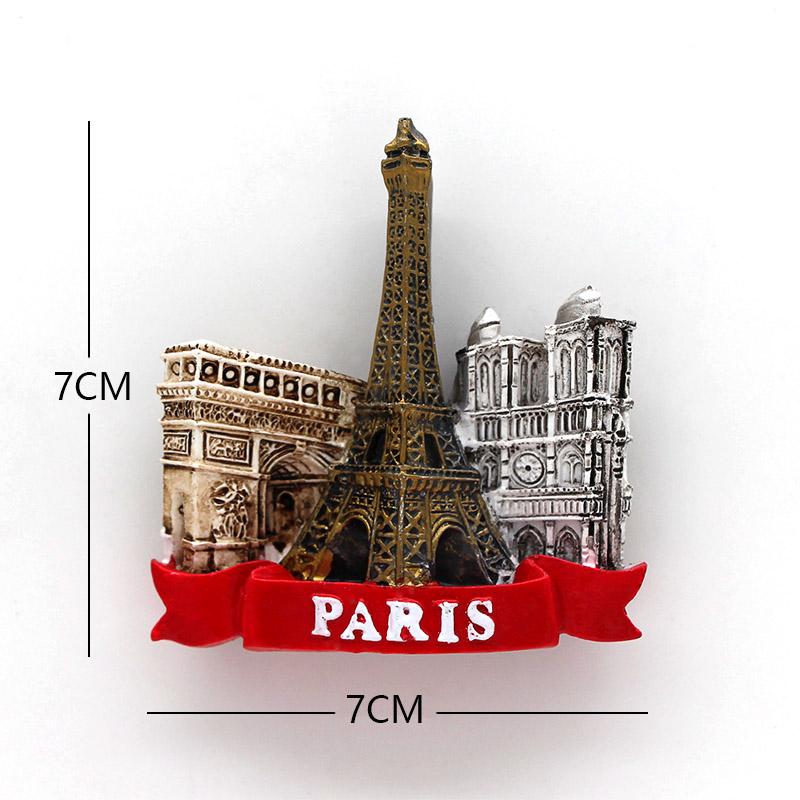 Бразилия туристическая достопримечательность сувенир 3D магниты на холодильник наклеенные на холодильник Мост Золотые Ворота Таиланд Париж Монако мировой турист