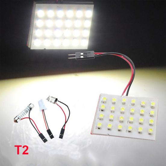 12/24/36/48 LED 3528 Световая панель SMD Автомобильный адаптер Festoon T10 BA9S