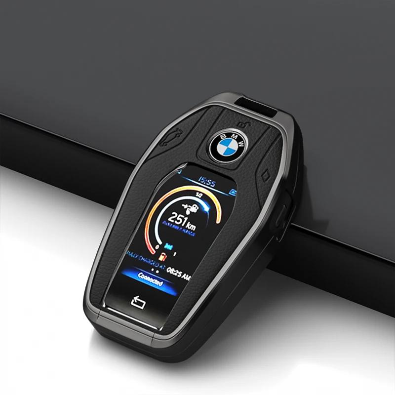 Car Key Case for BMW 216i F46 X1 X2 X3 X5 X6 GT 2 5 6 7 Series 3 4 Buttons Smart Keyless Remote Control Fobs Protector Cover UG6