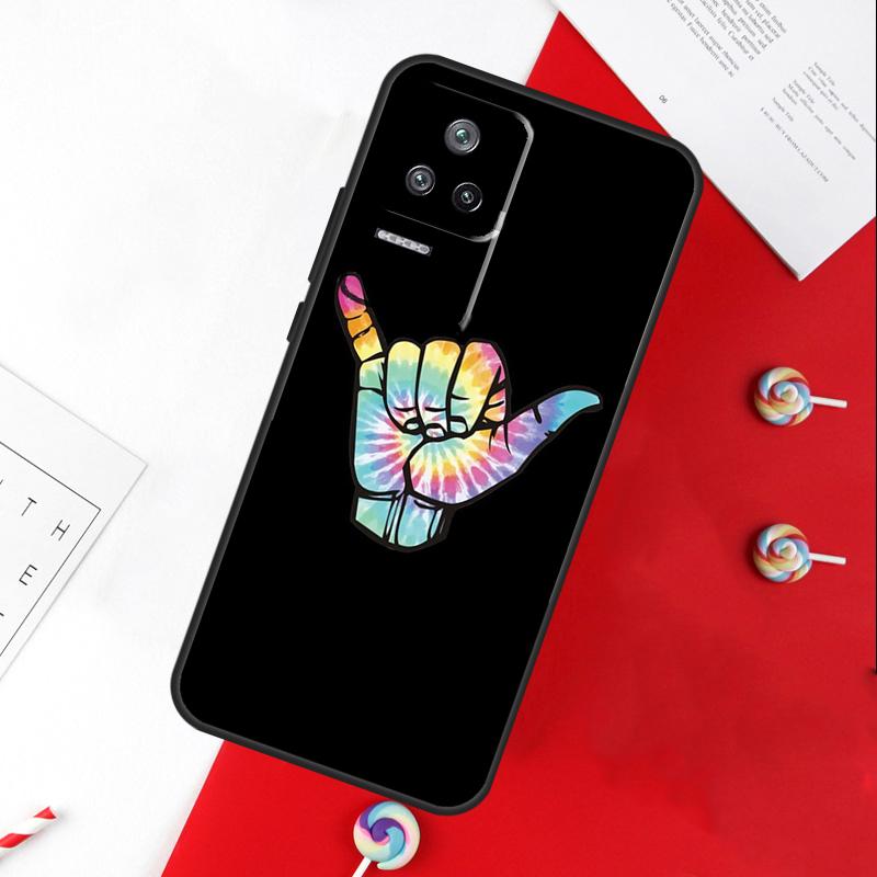 Чехол-брелок Surfer Surf Hang Loose для Xiaomi 15 Ultra 13 14 11T 12T 13T 14T Pro POCO X7 Pro X3 X5 X6 M6 F5 F6 Pro