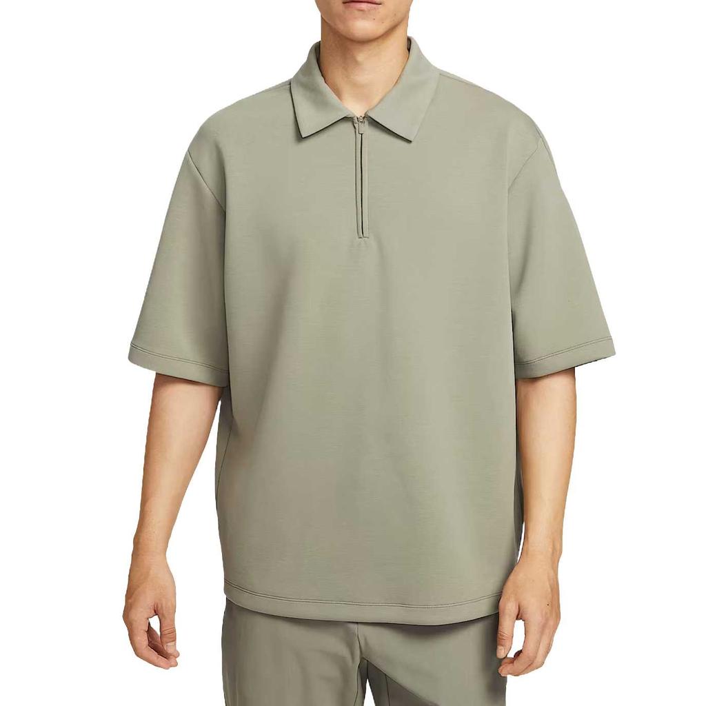 Nike Мужская футболка-поло Dri Fit Светло-зеленая Армейский цвет Воротник Умеренный Другое IF2909-320
