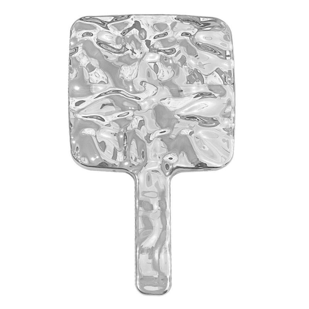 Liquid Shape Handheld Mirror High Definition Vanity Mirror Beauty Makeup Mirror  Makeup Tools