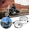 1Pair Motorcycle Rearview Mirrors  Motorbike Handlebar Side Rear View Mirror
