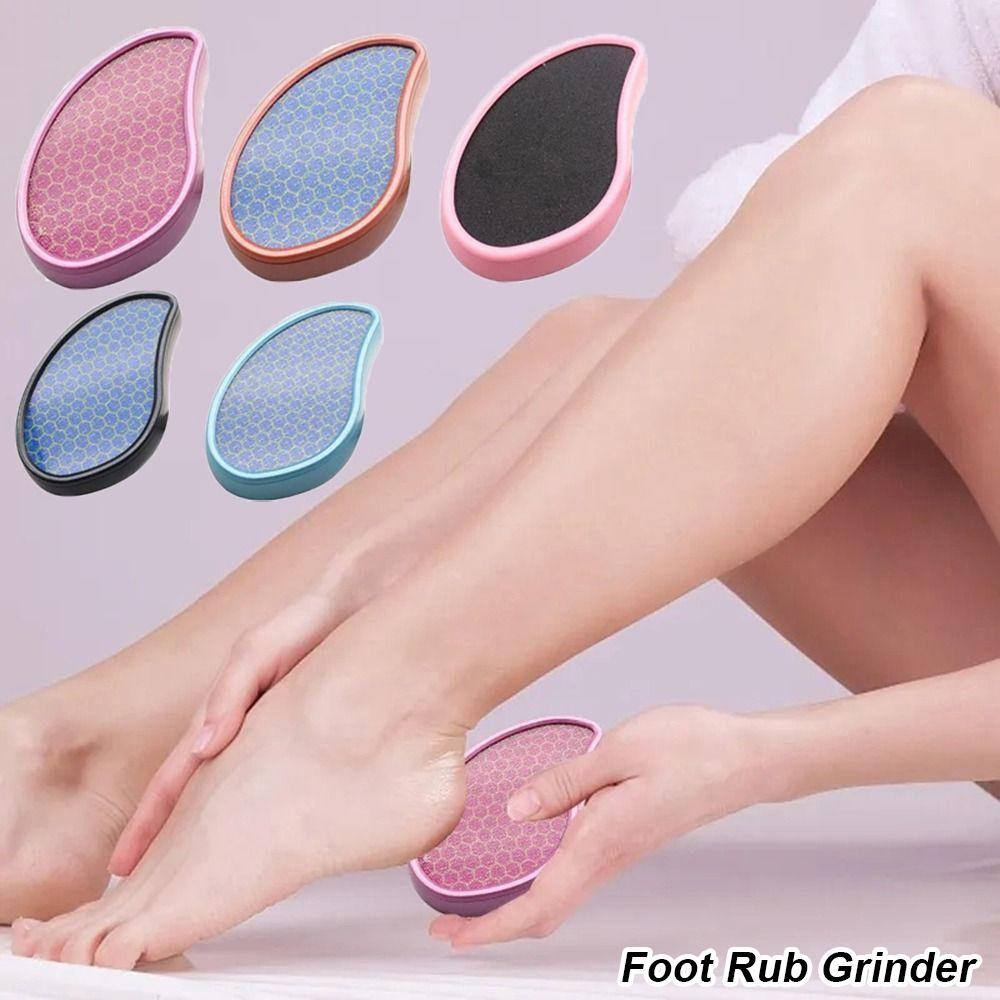 1Pcs Plastic Foot Rub Grinder Pedicure Dead Skin Grinding Stone New Heel Scraper