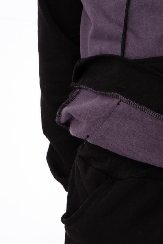 Утепленный комплект для мальчика – Худи на молнии с принтом и спортивные брюки, Демисезонный 6228-023-33-4-1 HC