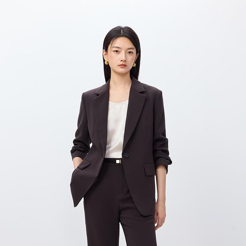 LILY Retro Old Money Mid Sleeve Suit Coat