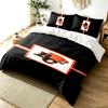 BC Lions Football Team 3pc Duvet Cover Set Simple Modern Bedding Set Wrinkle Resistant Soft Fabric All Season Use a Perfect Gift