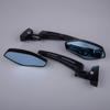 1 пара Черные зеркала заднего вида для мотоцикла Подходят для Suzuki GSX-R600 GSX-R750 GSX-R1000 Hayab TL1000 R/S SV650S SV1000S