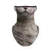 TikTok Animal Face Mask: Outdoor Ear-Hanging Sunscreen Neck Gaiter for Cycling, Ice Silk, Breathable, Summer-Ready